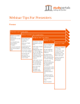 Webinar Tips For Presenters