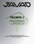 JAVAD GNSS TRIUMPH-1 Integrated GNSS Receiver