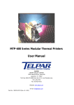 MTP-600 Series Modular Thermal Printers User Manual