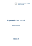 Dispmodule User Manual