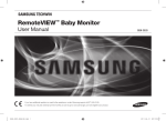 Samsung SEW-3020 Video Baby Monitor Manual