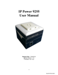 IP Power 9255 User Manual