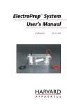 ElectroPrep System User`s Manual