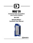 MAQ20 Strain Gage Input Module HW User Manual