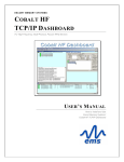 Cobalt HF TCP/IP Dashboard