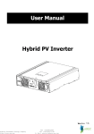 Hybrid PV Inverter User Manual