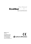 Xcalibur II manual