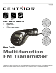 Multi-function FM Transmitter