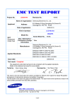 EMC TEST REPORT