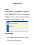 CALENDARME USER MANUAL March 16, 2007 LOGGING IN