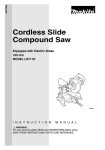 Cordless Slide Compound Saw