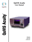 QuVIS Acuity User Manual