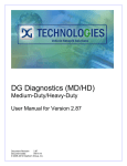 DG Diagnostics User Manual