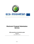 Electronic Proposal Submission Service Vs1.3