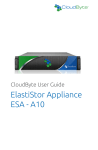 ElastiStor Appliance ESA - A10 - CloudByte ElastiStor Documentation