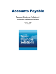 Accounts Payable - Passport Software, Inc.
