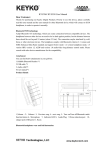 www.keyko-tech.com KT-S760/ KT-S550 User Manual Dear Customer: