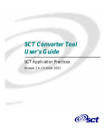 SCT Converter Tool User Guide