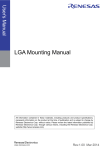 LGA Mounting Manual - Renesas Electronics