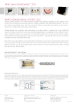 What`s new in Dental System™ 2013 WHAT`S NEW IN DENTAL