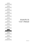 ISAM PLUS User`s Manual