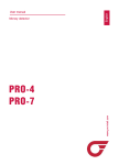 User manual - Pro