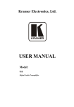 USER MANUAL - Keene Electronics