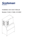 Installation and User`s Manual Models C1448, C1848, C2148W