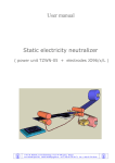 Static charge active neutralizer - user manual