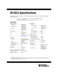 NI 622x Specifications