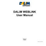 DALiM WEBLiNK User Manual