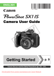 Canon PowerShot SX1 IS User Guide Manual pdf