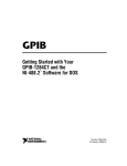 Getting Started with Your GPIB-1284CT and the NI