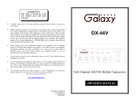 DX 44V manual - Galaxy Radios