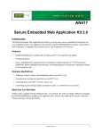 AN417 - Secure Embedded Web Application Kit 2.0