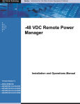 48 VDC Remote Power Manager