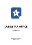 Labelstar Office User Manual