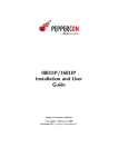 0801IP/1601IP Installation and User Guide