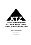 XTZ 99.26 White Center XTZ 99.26 Walnut Center XTZ 99.26 Black