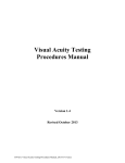 Visual Acuity Testing Procedures