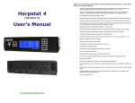 Herpstat 4 User`s Manual