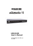 LRE1010E User`s Manual