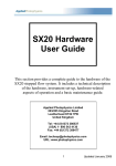 SX20 Hardware User Guide