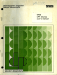 laboratory data products VR14 CRT display user`s manual