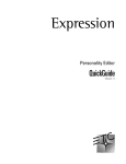 ETC Express/Expression Personality Editor