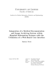 Integration of a medical documentation and image
