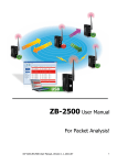 ZB-2500 User Manual For Packet Analysis!