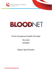 BloodNet Fresh Component Health Provider Discards Report