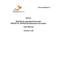 NOVUS Manual v3.25 - NOVUS H.264 / MPEG