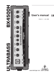 BX4500H Manual